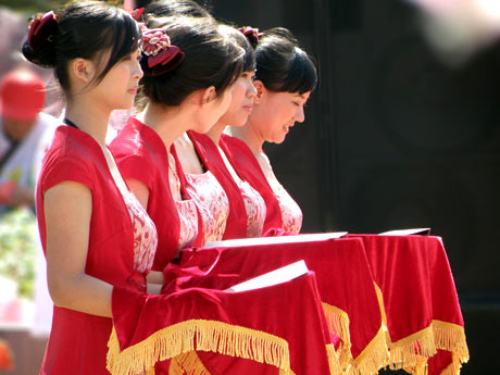 成都慶典活動頒獎禮儀小姐提