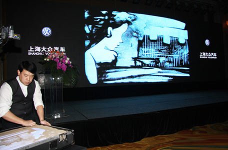沙畫表演