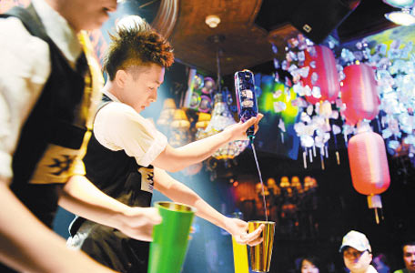 花式調酒表演